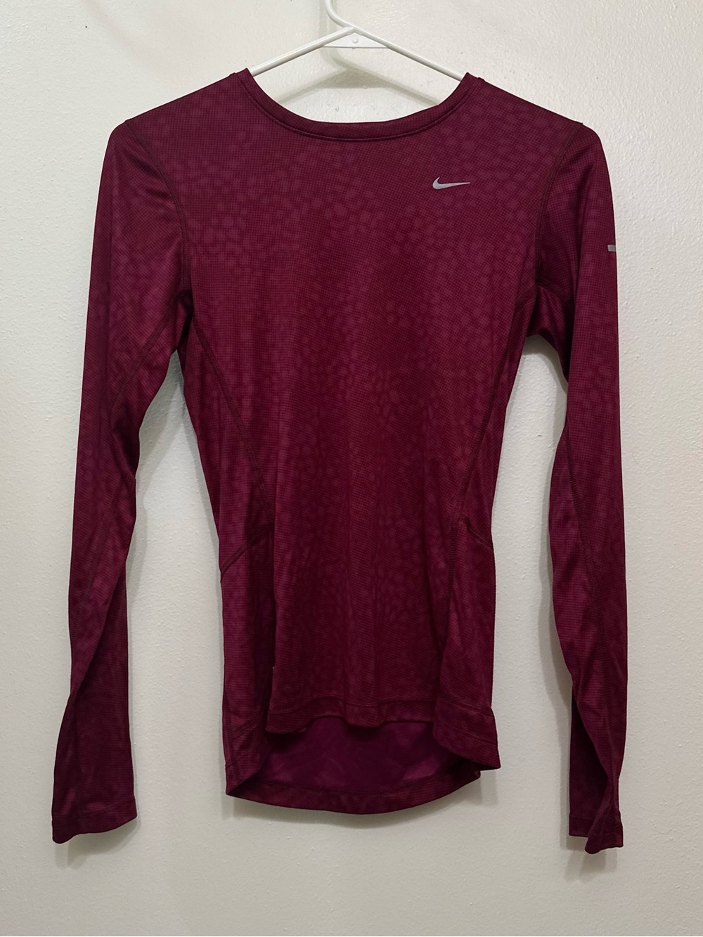 Nike Long-Sleeve Performance Top - Burgundy